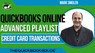 QuickBooks Online Credit Card Transactions [upl. by Durwin]