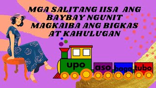 MGA SALITANG IISA ANG BAYBAY NGUNIT MAGKAIBA ANG BIGKAS AT KAHULUGANMOTHER TONGUE GRADE 3 [upl. by Tollman]