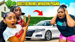 BUSTED MOMS WINDOW PRANK 😱 [upl. by Airrotal884]