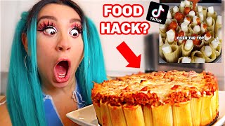 TESTING VIRAL TIK TOK FOOD HACKS THEY REALLY WORK [upl. by Anyr]