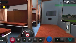 Rajdhani Express full action in Indian train sim 23gaming rajdhani [upl. by Anaiad]