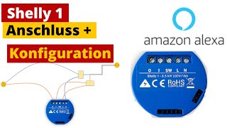 Shelly 1 anschliessen und konfigurieren [upl. by Illehs]
