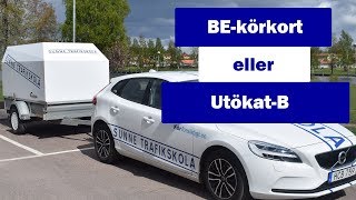 Skillnaden mellan BEkörkort och utökatB [upl. by Tattan]