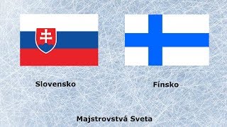 Slovensko VS Fínsko Majstrovstvá Sveta v Hokeji 2019 [upl. by Kacerek]