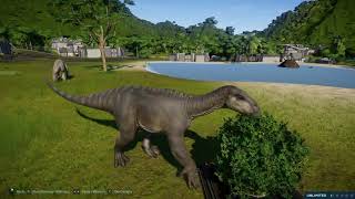 Jurassic World Evolution  Iguanodon sounds [upl. by Adnaluoy]