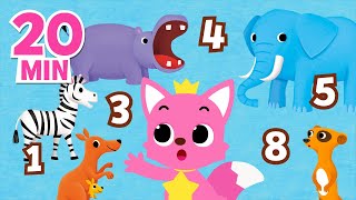 Learn Numbers with Pinkfong and Animals  1 to 10 PinkfongPlayground [upl. by Elisha881]