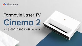 Formovie Laser TV Cinema 2  Immersive experience with 100 screen [upl. by Animsaj]