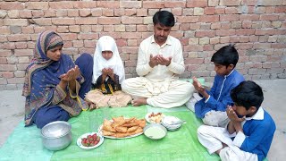 roza iftar routine  village life happy parveen family [upl. by Reddy478]