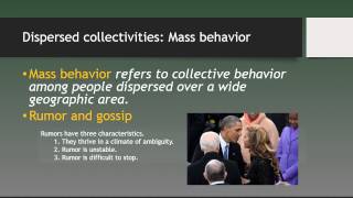 SOC 111 Ch 23 Collective Behavior [upl. by Naiditch]