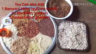 Mullakatiya Sathu Maavu Recipe in Tamil  Sathu maavu in tamil  How to make health mix powder [upl. by Loomis]