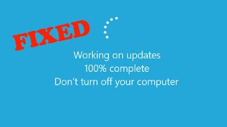 How to Fix the “Windows Updates Stuck at 100” Issue in Windows 10 [upl. by Haelak]