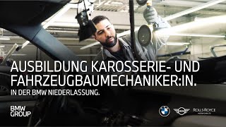 Ausbildung zum Karosserie und Fahrzeugbaumechaniker  BMW Group Careers [upl. by Zakaria]