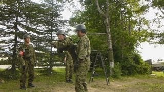 自衛隊体験 女性に人気 北海道で「気軽に非日常」 [upl. by Skelly545]