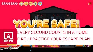 Every Second Counts in a Home Fire—Practice Your Escape Plan [upl. by Neyugn]