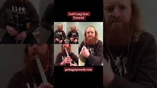 Bring in the New year with Auld Lang Syne Beginner Bagpipe Tutorial Available bagpipes [upl. by Ennovehs]