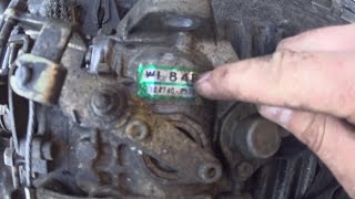 MAZDA WLT injection pump swap bleeding ect [upl. by Htebi]