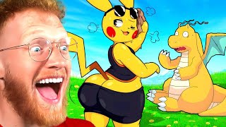 Try NOT To LAUGH Pokemon Animation Edition [upl. by Narual]