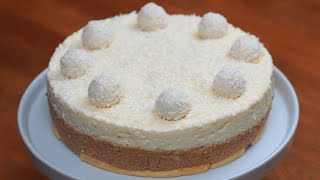 RaffaelloTorte ohne Backen  in 15 Minuten zubereitet [upl. by Delwin]