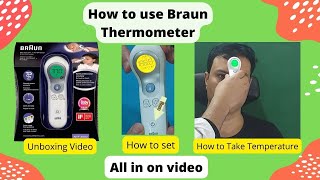 Braun Thermometer how to use [upl. by Ilat283]