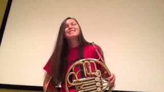 How to play the French Horn basic [upl. by Rehtul]