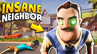 The Neighbor GOES INSANE New Mod  Hello Neighbor Gameplay Mods [upl. by Rubens]