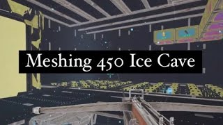 Meshing 450 Ice Cave 🥰  Ark Official PvP Ps5 [upl. by Acinnod]