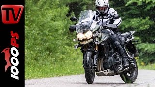 Triumph Tiger Explorer Stunts  Stunt Friday Action [upl. by Clougher507]