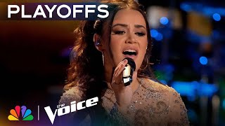 Kristen Browns Dynamic Performance of Lady As quotNeed You Nowquot  The Voice Playoffs  NBC [upl. by Ecnal420]