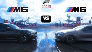 BMW M5 VS BMW M6  GAMEPLAY  FORZA HORIZON 5 [upl. by Anohs]