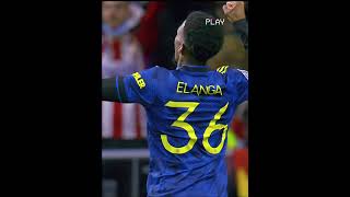 Elanga the rhythm dancer😮‍💨 football viral elanga views [upl. by Lipfert]