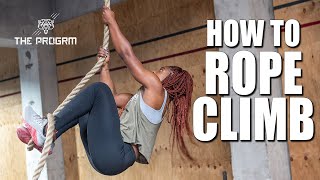 Rope Climb exercise progressions for CrossFit [upl. by Alehc]