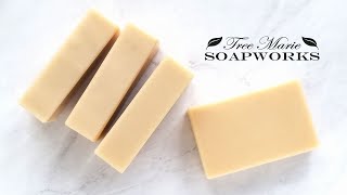 How to Make AllNatural Goat Milk Cold Process Soap Technique Video 24 [upl. by Llerrac]