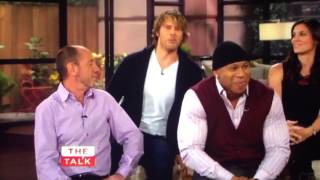 Eric Christian Olsen on Wyatt at Danielas Party  NCIS Los Angeles Cast on The Talk 15102013 [upl. by Joo562]