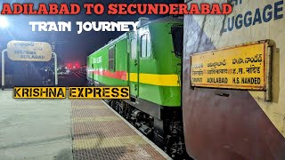 ADILABAD TO SECUNDERABAD Journey by 17406 KRISHNA Express [upl. by Aldred985]