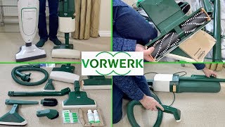 Vintage Vorwerk VK121 Vacuum Cleaner amp Tools Unboxing amp First Look [upl. by Constantino388]