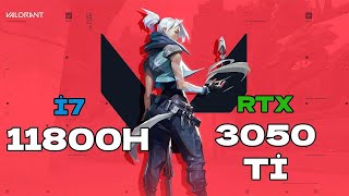 Valorant  RTX 3050 Ti  i7 11800H  All Settings Full HD Benchmark [upl. by Franciska921]