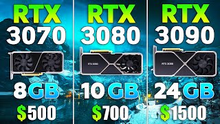 GeForce RTX 3070 vs RTX 3080 vs RTX 3090  Test in 9 Games [upl. by Ihtraa966]