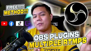 OBS Studio  How To Live Stream To Multiple Platform For FREEE [upl. by Aire]