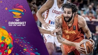 Croatia v Spain  Highlights  FIBA EuroBasket 2017 [upl. by Newnorb]