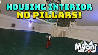 FFXIV New Housing Interior Designs amp Modern NO PILLARS o [upl. by Anyahs]