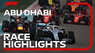 2019 Abu Dhabi Grand Prix Race Highlights [upl. by Eniruam]