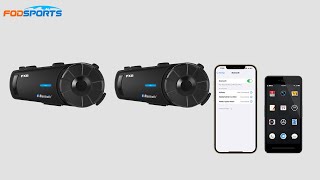 How To Pair Fodsports FX8 Motorcycle Intercom [upl. by Ydolem]