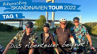 Tag 1 SkandinavienTour Bikepacking Dänemark HirtshalsSkagenFredrikshavn nach SchwedenGöteborg [upl. by Saerdna]