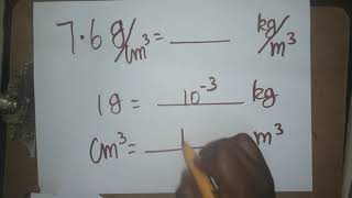 Density unit conversions [upl. by Nosnehpets995]