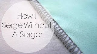 How I Serge WOut A Serger ‖ TLS [upl. by Icnan]