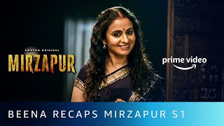 Beena Recaps Mirzapur  Rasika Dugal  Amazon Original  Oct 23 [upl. by Ttam]