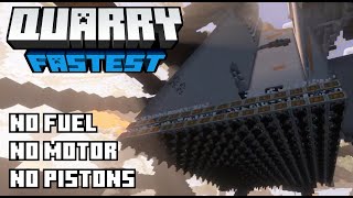 FASTEST Quarry in Minecraft Create Mod [upl. by Cheyney]