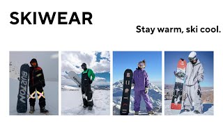 Stay WarmSki CoolExplore Techwear Ski Gear [upl. by Suidualc531]