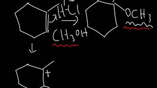 Essential OChem 5  Alkene Methanolysis [upl. by Colis]