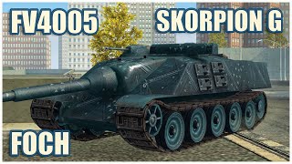 FV4005 Foch amp Skorpion G • WoT Blitz Gameplay [upl. by Piscatelli590]